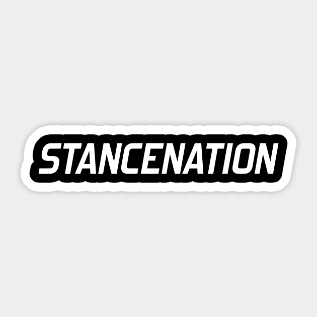 Stance nation hot sale sticker